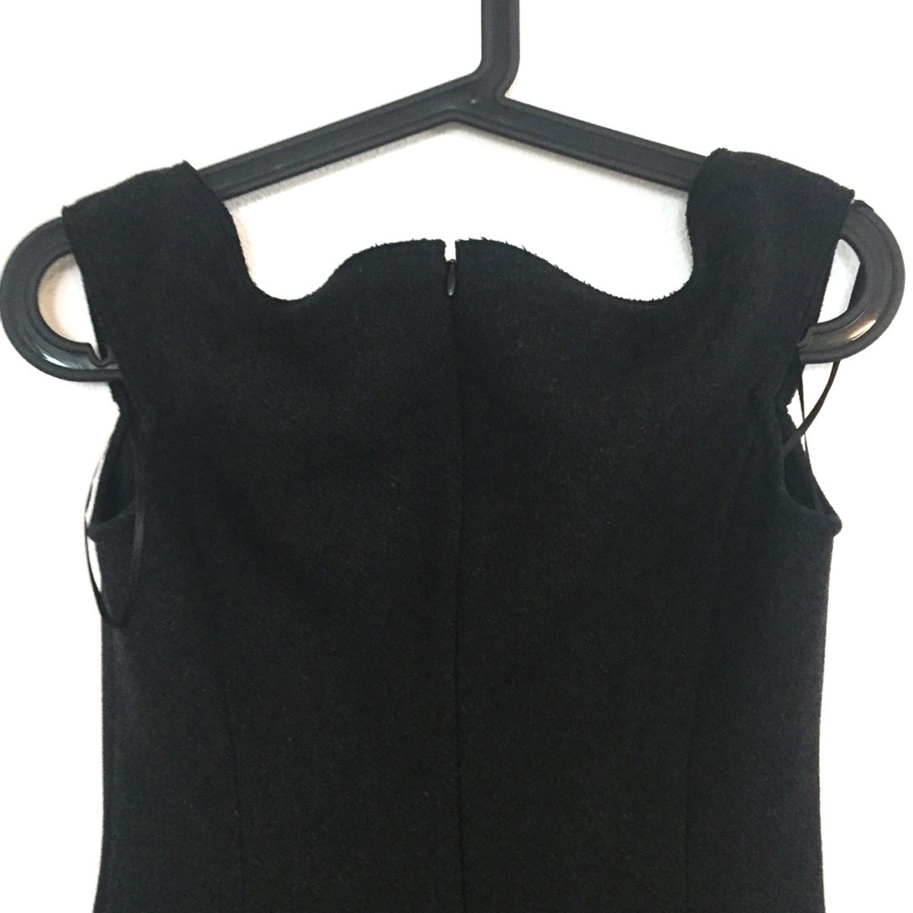 NWT Theory Charcoal Melange heavy wool twill dress - Picture 10 of 12